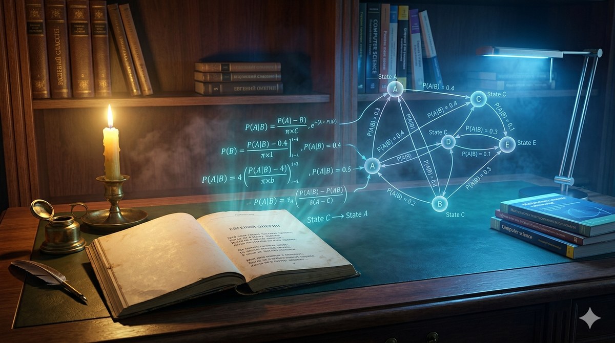 Istoria AI (Ep. 3): Arhitectul Probabilității – Cum a prezis Andrei Markov viitorul folosind poezia